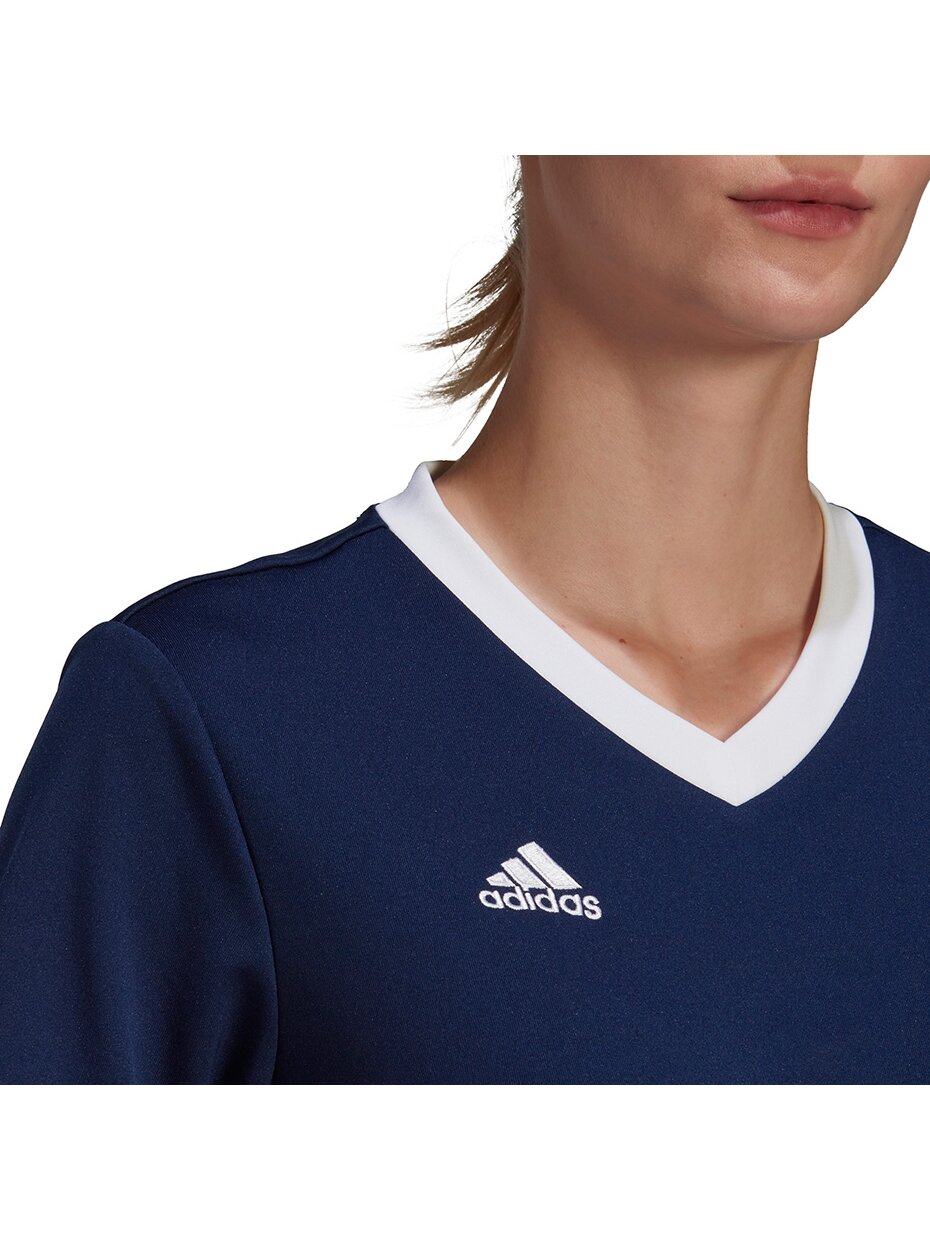 Adidas Entrada 22 Moteriški marškinėliai, tamsiai mėlyni H59849 7