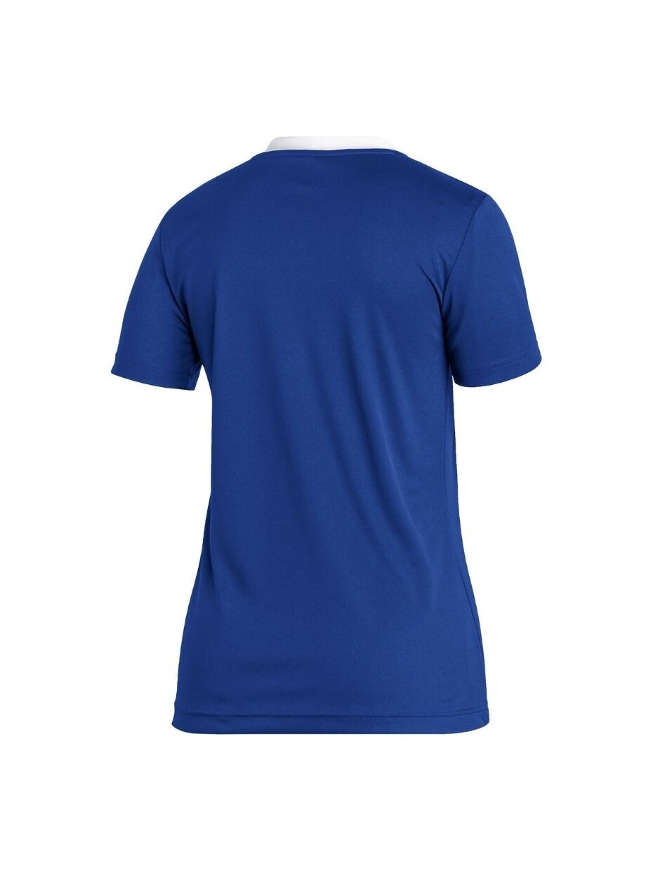 Adidas Entrada 22 Jersey moteriški marškinėliai, mėlyni HG3947 1 Adidas Entrada 22 Jersey moteriški marškinėliai, mėlyni HG3947 1