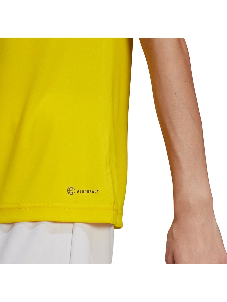 Adidas Entrada 22 Moteriški marškinėliai geltoni HI2125 6