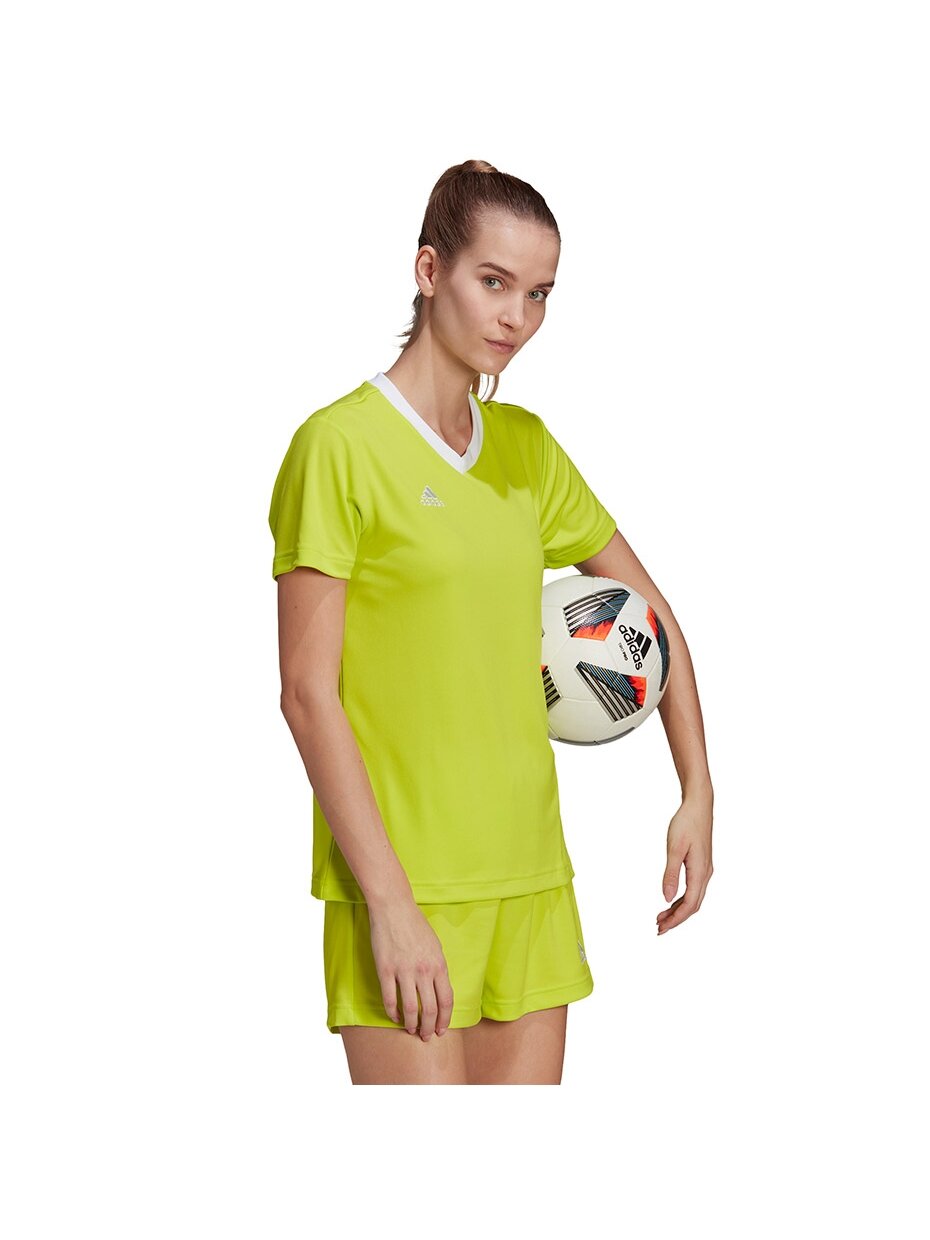 Adidas Entrada 22 Jsy moteriški marškinėliai, žalios spalvos HC5080 4 Adidas Entrada 22 Jsy moteriški marškinėliai, žalios spalvos HC5080 4