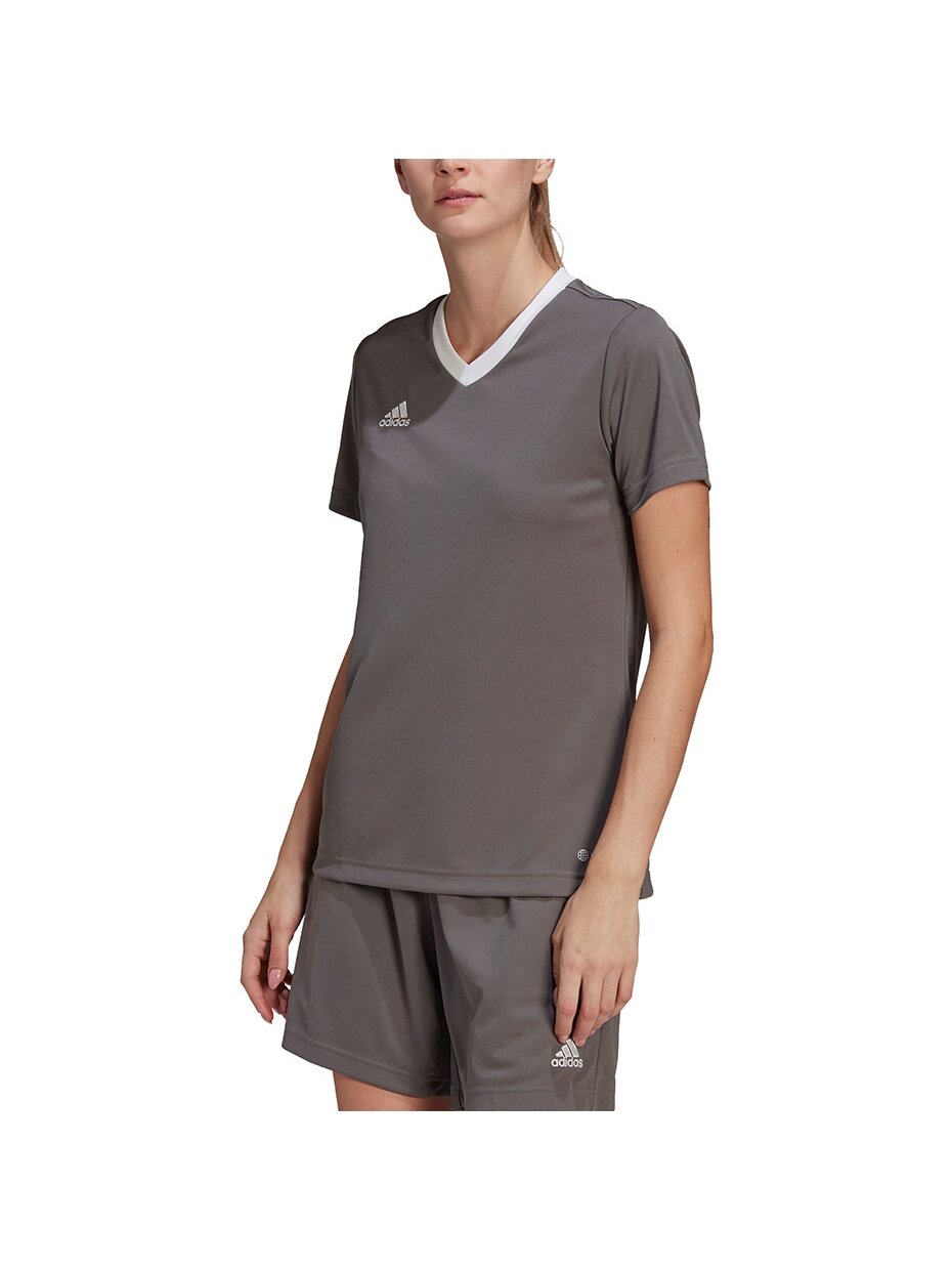 Adidas Entrada 22 Jsy moteriški marškinėliai, pilki H59848 3