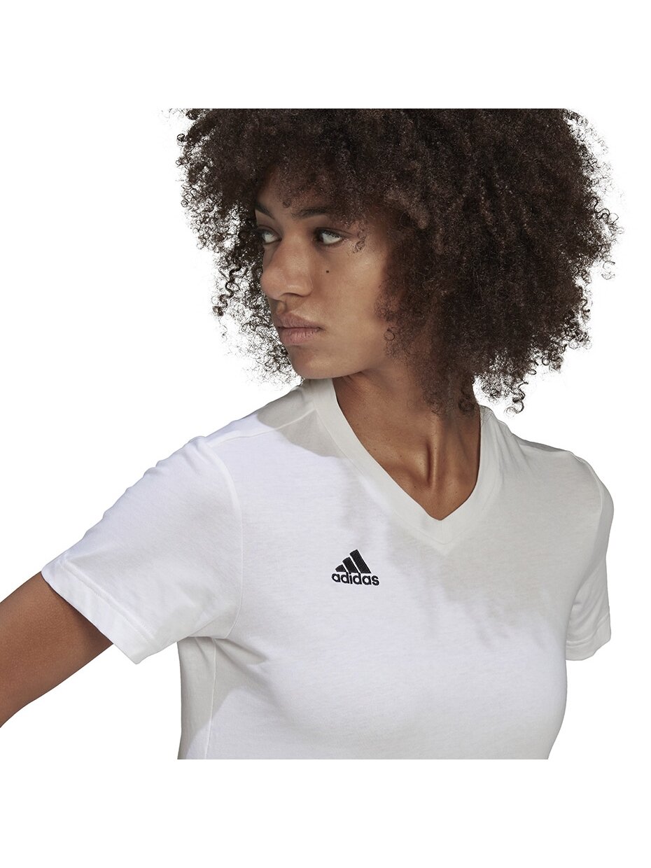 Adidas Entrada 22 Tee moteriški marškinėliai, balti HC0442 4 Adidas Entrada 22 Tee moteriški marškinėliai, balti HC0442 4