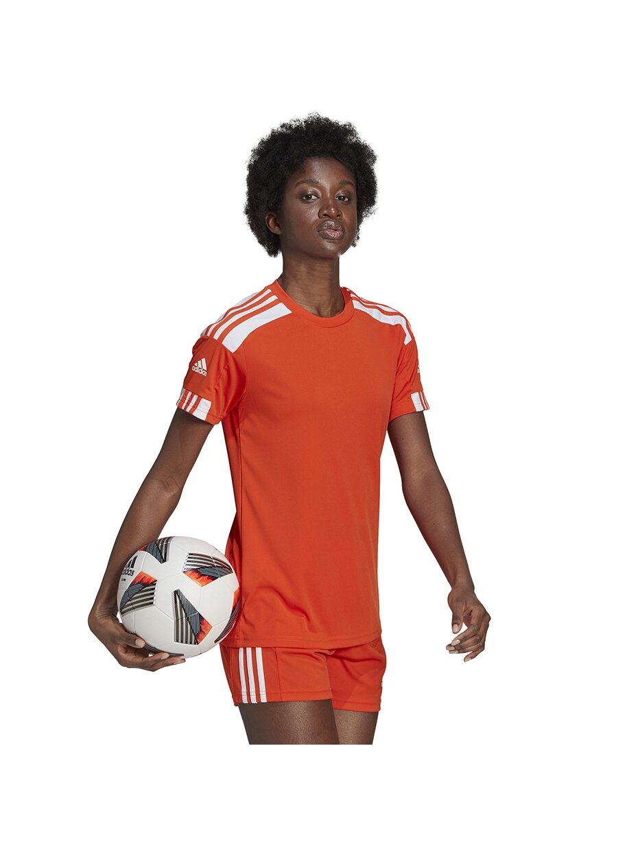 Adidas Squadra 21 moteriški marškinėliai oranžiniai GN8087 2 Adidas Squadra 21 moteriški marškinėliai oranžiniai GN8087 2
