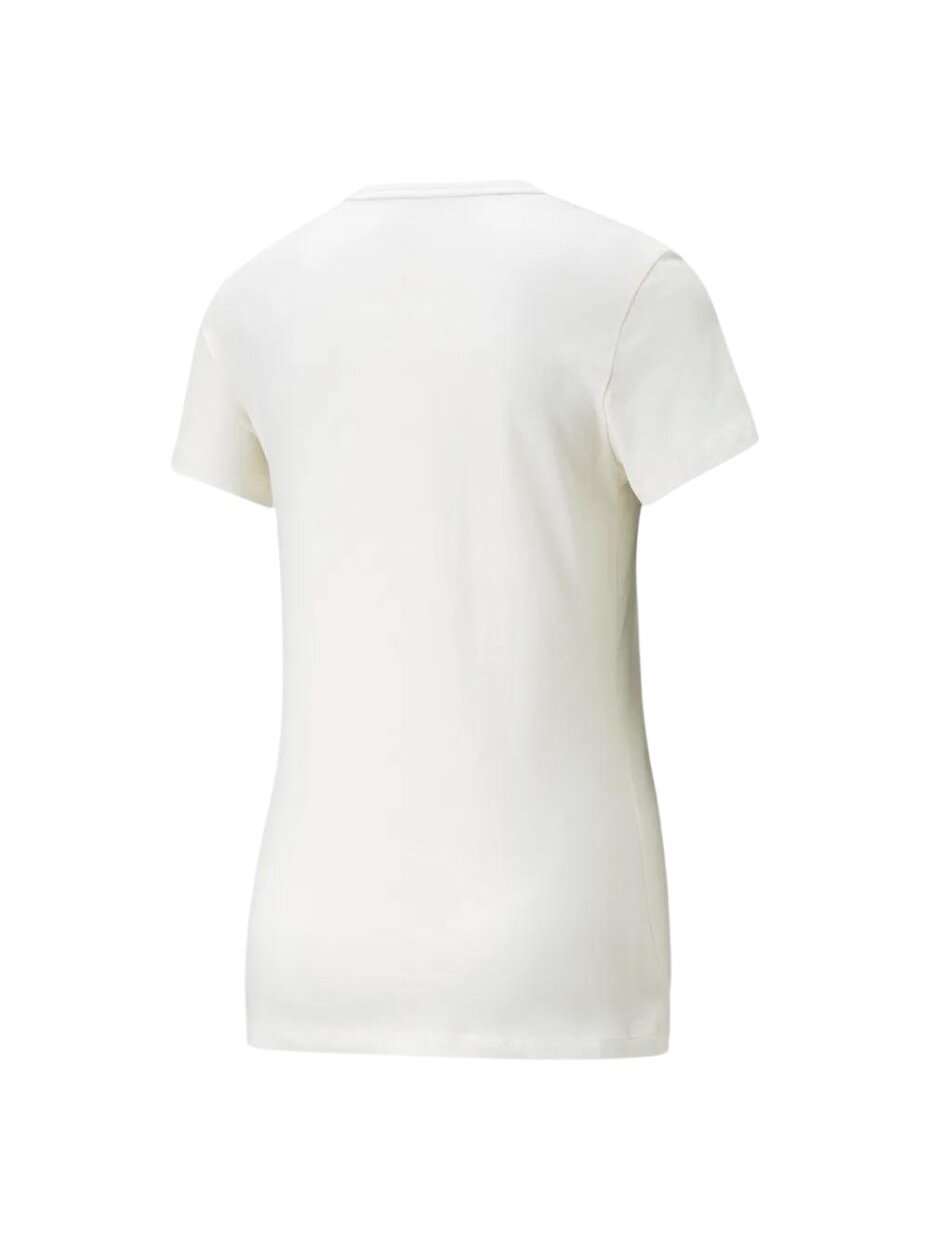 Puma ESS+ Embroidery Tee moteriški marškinėliai, kreminiai 848331 99 1 Puma ESS+ Embroidery Tee moteriški marškinėliai, kreminiai 848331 99 1