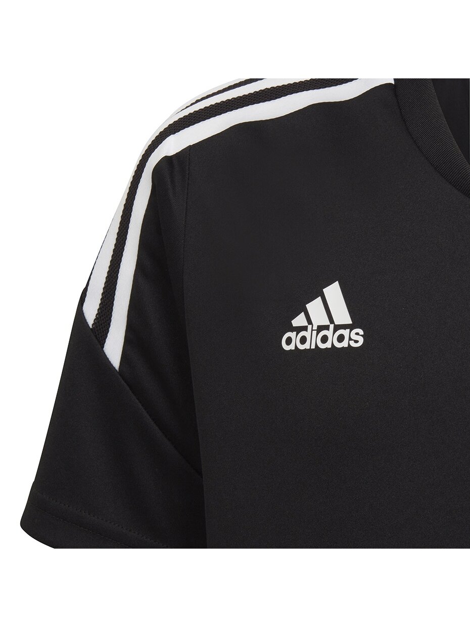 Adidas Condivo 22 Jersey vaikiški marškinėliai, juodos ir baltos spalvos HA6278 4