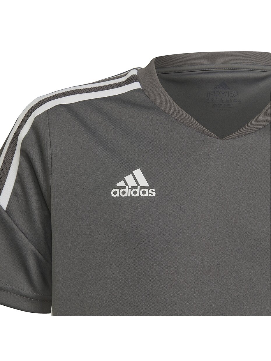 Adidas Condivo 22 Jersey vaikiški marškinėliai, pilki HD2319 2 Adidas Condivo 22 Jersey vaikiški marškinėliai, pilki HD2319 2