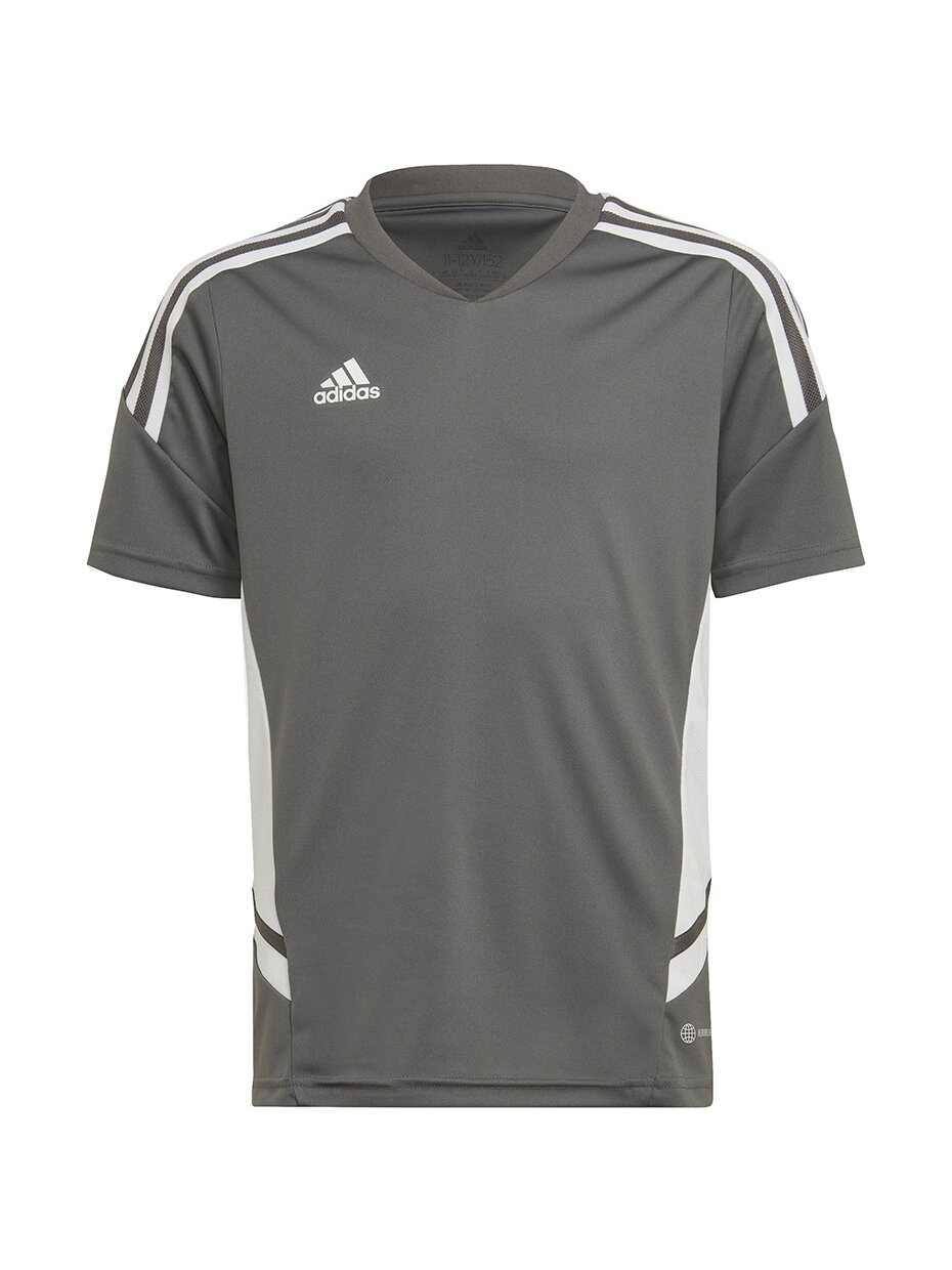 Adidas Condivo 22 Jersey vaikiški marškinėliai, pilki HD2319 Adidas Condivo 22 Jersey vaikiški marškinėliai, pilki HD2319