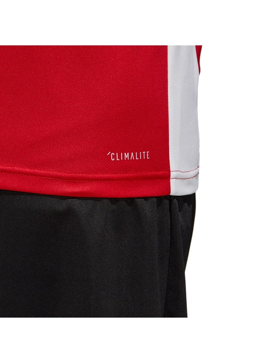 Adidas Entrada 18 Jersey JUNIOR vaikiški futbolo marškinėliai raudoni CF1050 2 Adidas Entrada 18 Jersey JUNIOR vaikiški futbolo marškinėliai raudoni CF1050 2