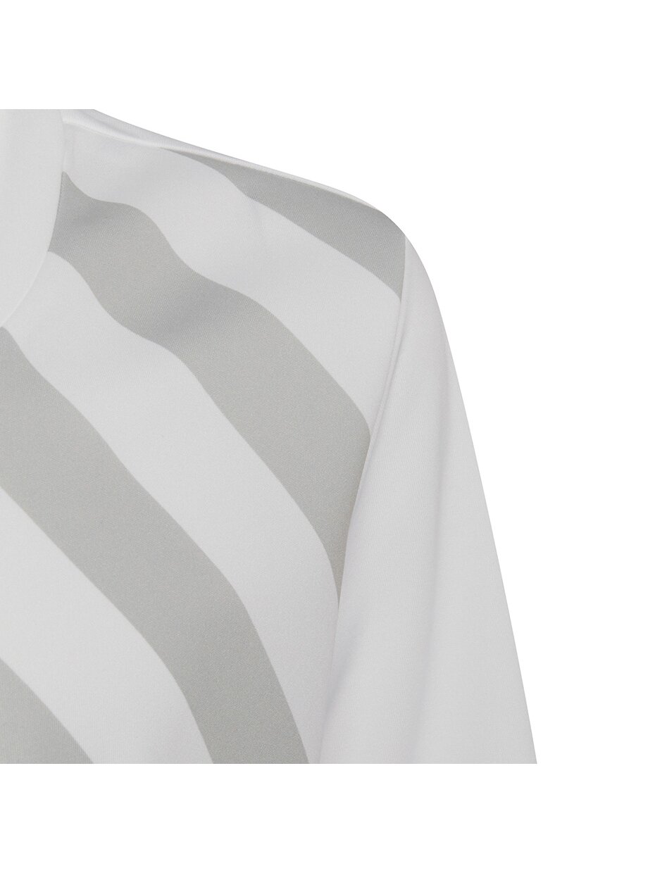 Adidas Entrada 22 Graphic Jersey vaikiški marškinėliai, balti ir pilki HF0120 2