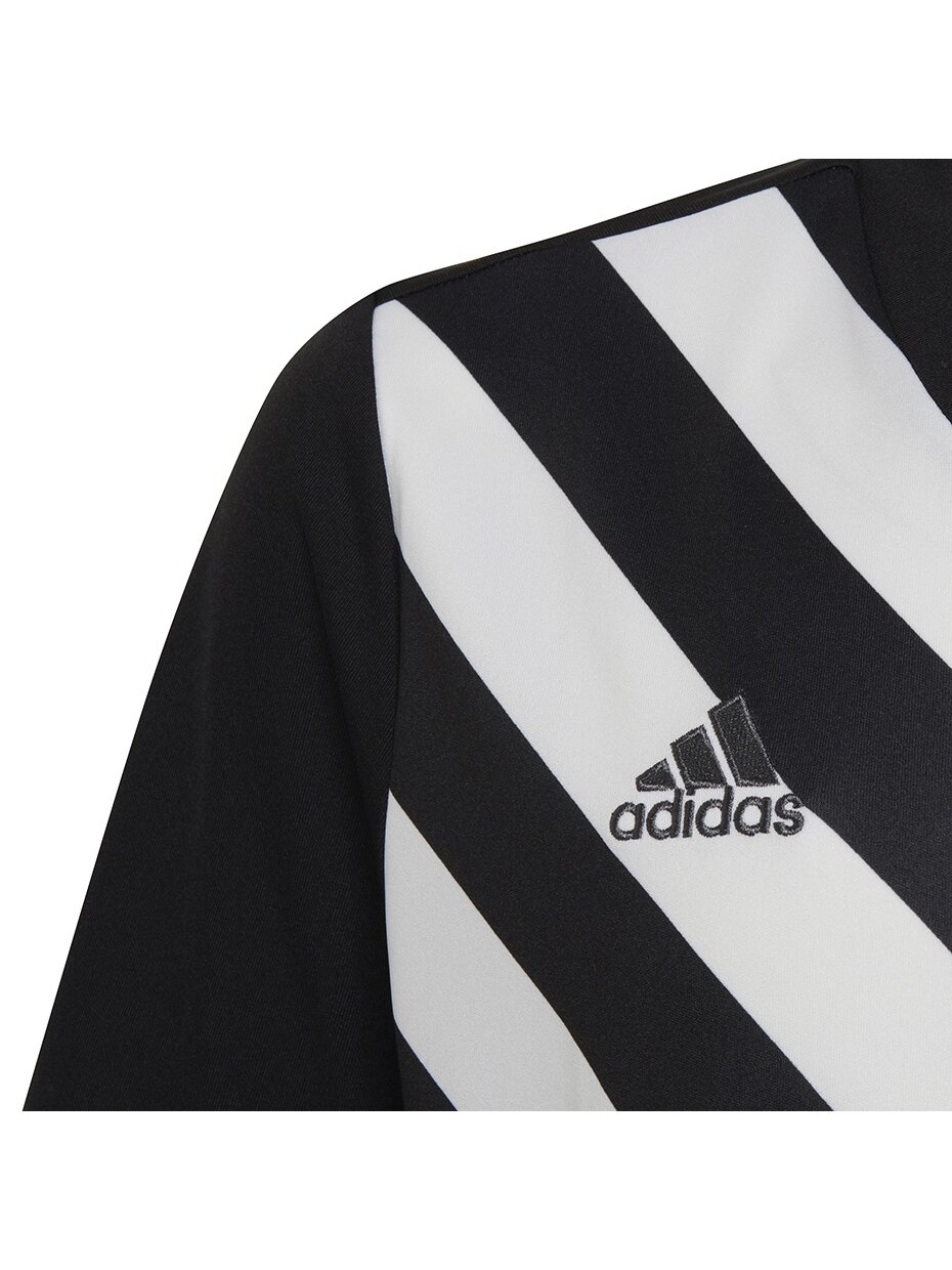 Adidas Entrada 22 Graphic Jersey vaikiški marškinėliai, juodai balti HF0123 4