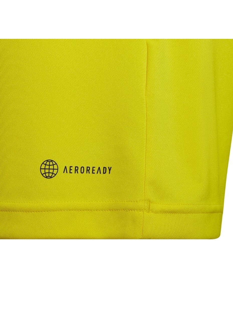 Adidas Entrada 22 Jersey vaikiški marškinėliai, geltoni HI2127 3 Adidas Entrada 22 Jersey vaikiški marškinėliai, geltoni HI2127 3