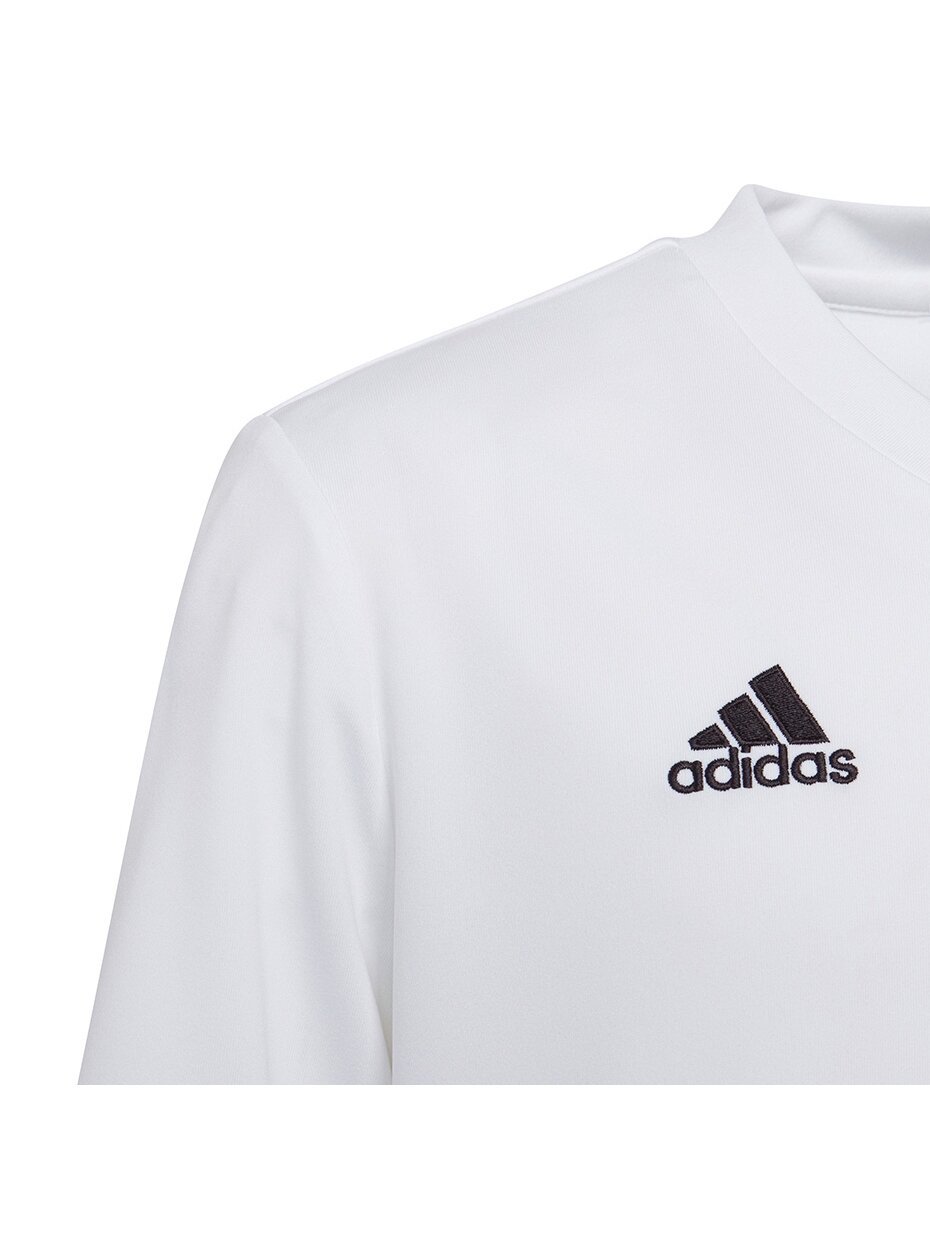 Adidas Entrada 22 Jsy vaikiški marškinėliai, balti HC5054 2 Adidas Entrada 22 Jsy vaikiški marškinėliai, balti HC5054 2