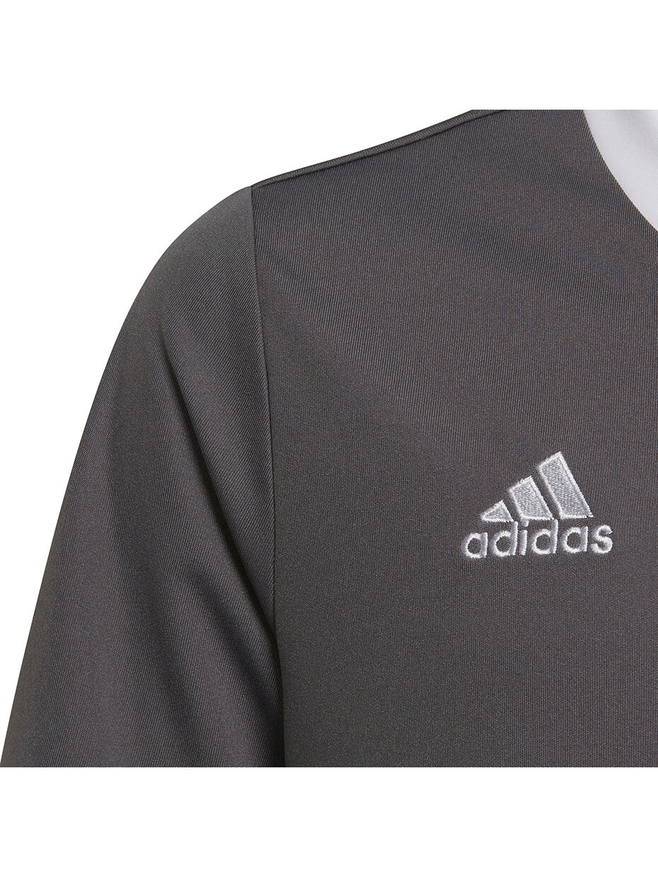 Adidas Entrada 22 Jsy vaikiški marškinėliai, pilki H57499 2 Adidas Entrada 22 Jsy vaikiški marškinėliai, pilki H57499 2