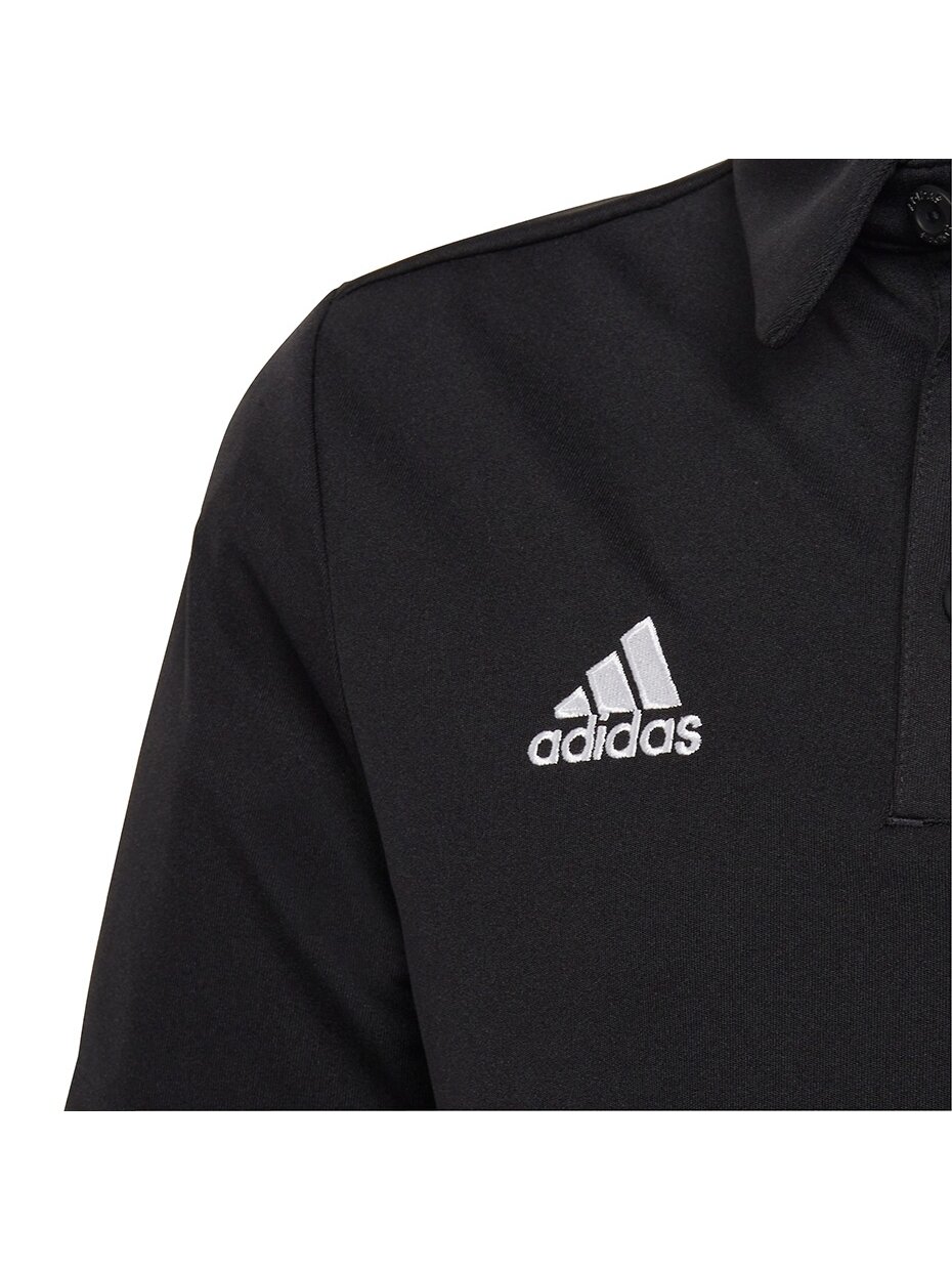 Adidas Entrada 22 Polo vaikiški marškinėliai, juodi H57481 3