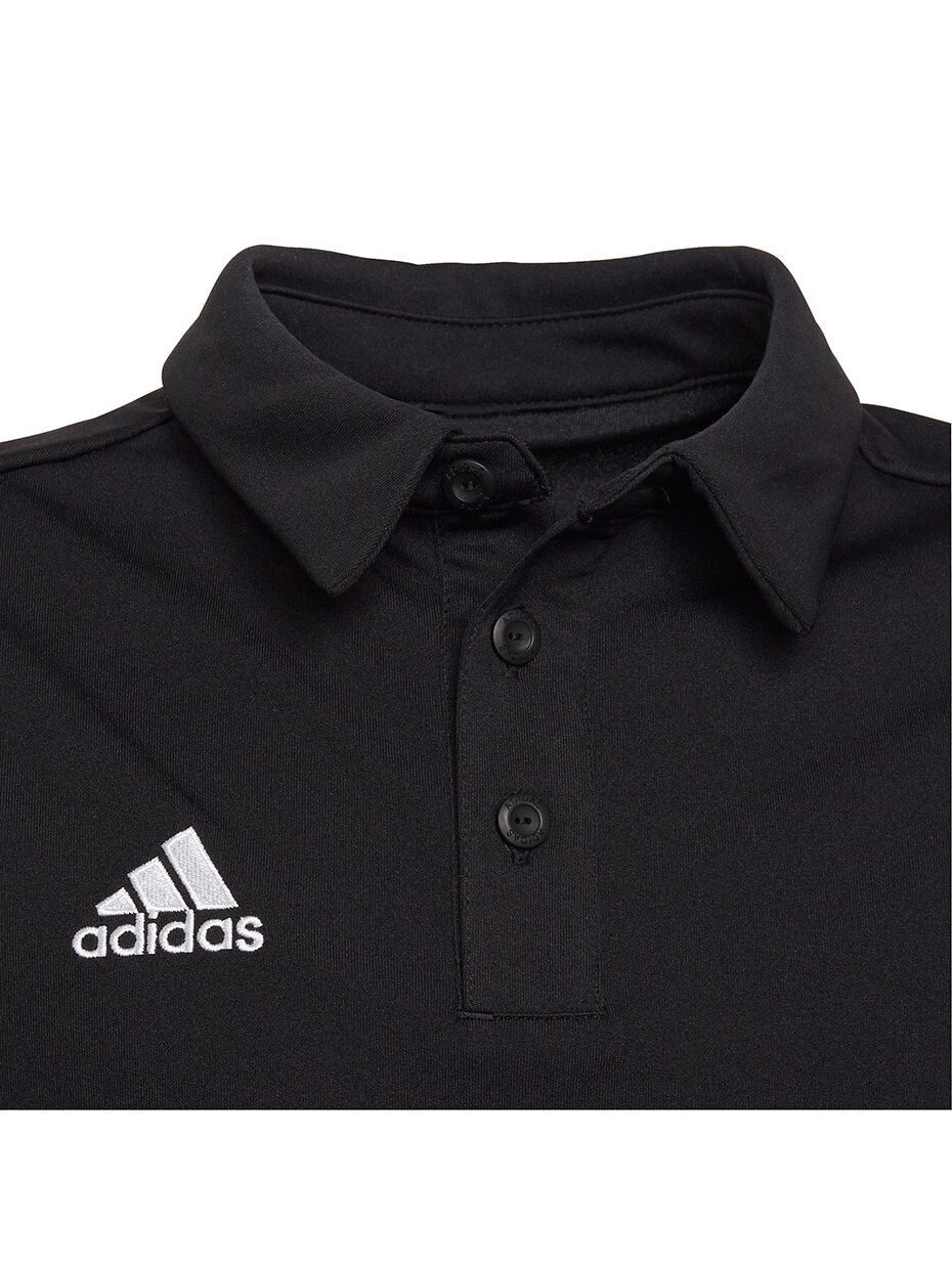 Adidas Entrada 22 Polo vaikiški marškinėliai, juodi H57481 4 Adidas Entrada 22 Polo vaikiški marškinėliai, juodi H57481 4