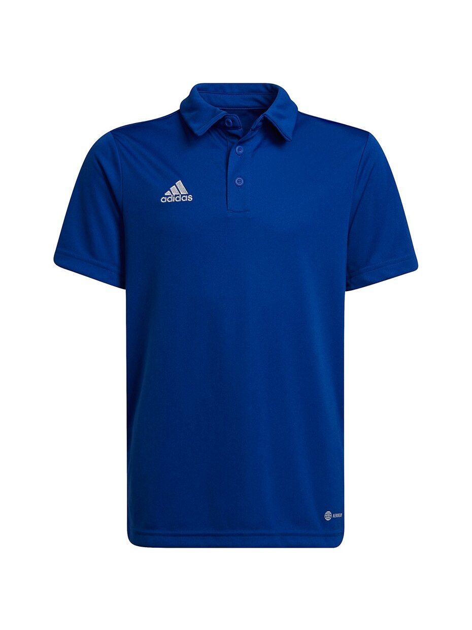 Adidas Entrada 22 Polo vaikiški marškinėliai, mėlyni HG6289 Adidas Entrada 22 Polo vaikiški marškinėliai, mėlyni HG6289