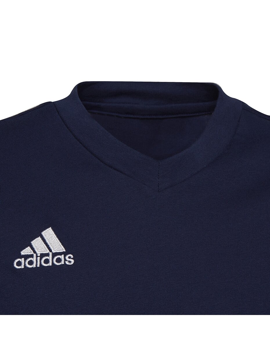 Adidas Entrada 22 Tee vaikiški marškinėliai, tamsiai mėlyni HC0445 3 Adidas Entrada 22 Tee vaikiški marškinėliai, tamsiai mėlyni HC0445 3