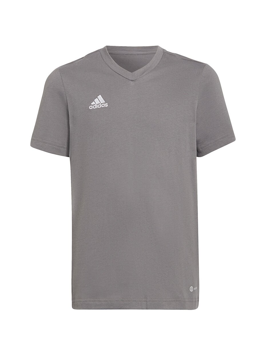 Adidas Entrada 22 Tee vaikiški marškinėliai, pilki HC0444 Adidas Entrada 22 Tee vaikiški marškinėliai, pilki HC0444