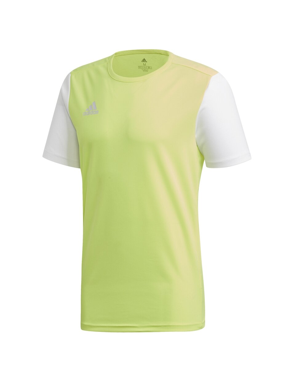 Adidas Estro 19 Jersey JUNIOR vaikiški marškinėliai, geltoni DP3229 1 Adidas Estro 19 Jersey JUNIOR vaikiški marškinėliai, geltoni DP3229 1
