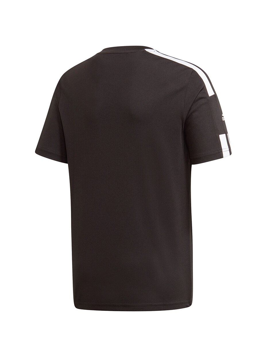 Adidas Squadra 21 Jersey Jaunimo marškinėliai, juodi GN5739 Adidas Squadra 21 Jersey Jaunimo marškinėliai, juodi GN5739
