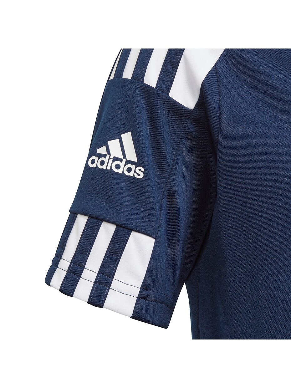 Adidas Squadra 21 Jersey Youth vaikiški marškinėliai, tamsiai mėlyni GN5745 4 Adidas Squadra 21 Jersey Youth vaikiški marškinėliai, tamsiai mėlyni GN5745 4