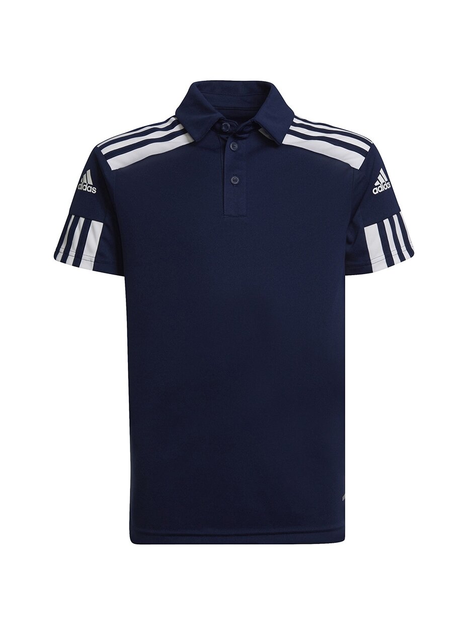Adidas Squadra 21 Polo vaikiški marškinėliai, tamsiai mėlyni HC6274 Adidas Squadra 21 Polo vaikiški marškinėliai, tamsiai mėlyni HC6274