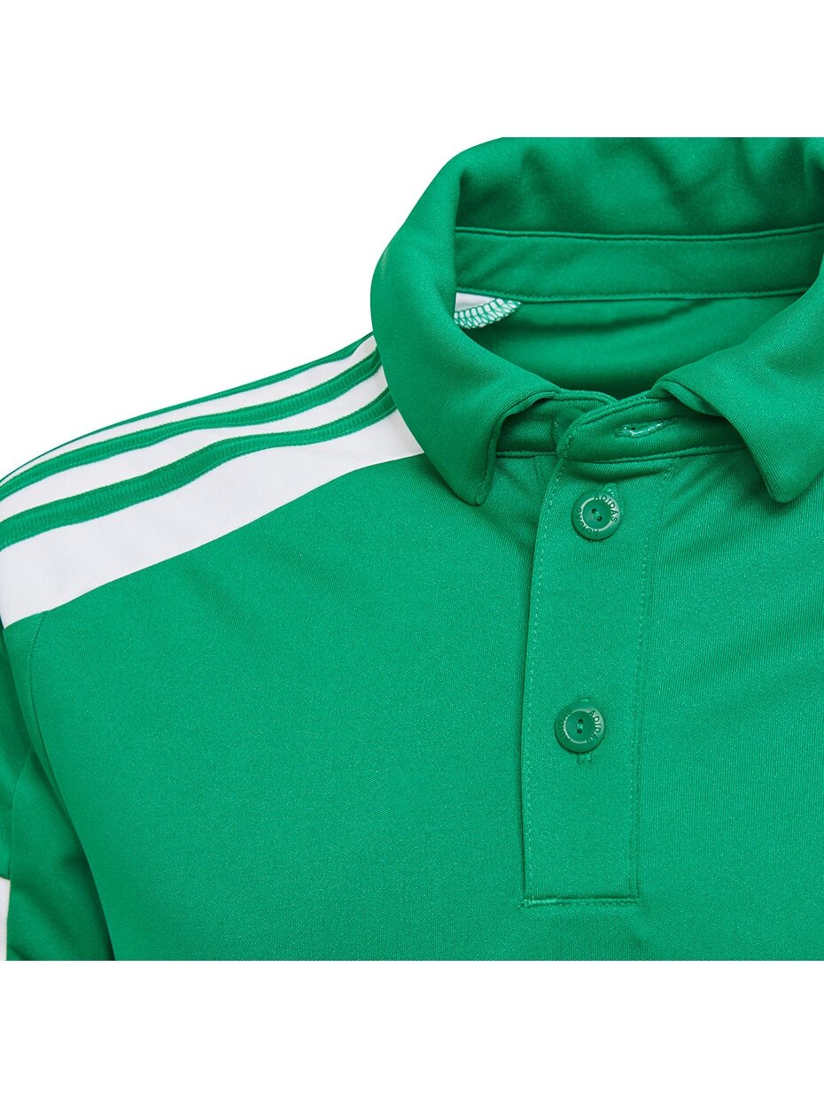 Adidas Squadra 21 Polo vaikiški marškinėliai, žali GP6424 2 Adidas Squadra 21 Polo vaikiški marškinėliai, žali GP6424 2