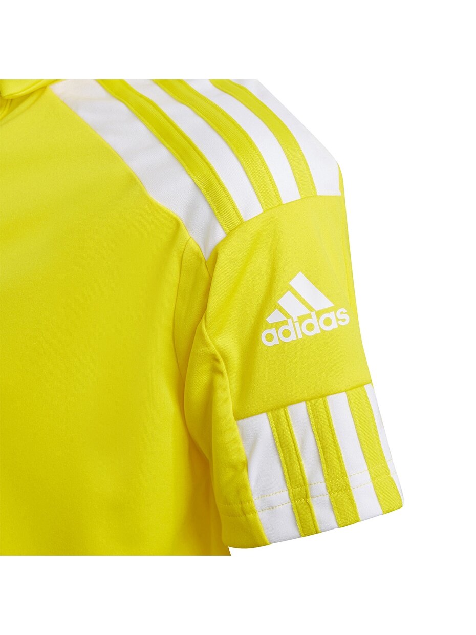 Adidas Squadra 21 Polo vaikiški marškinėliai, geltoni GP6426 4 Adidas Squadra 21 Polo vaikiški marškinėliai, geltoni GP6426 4