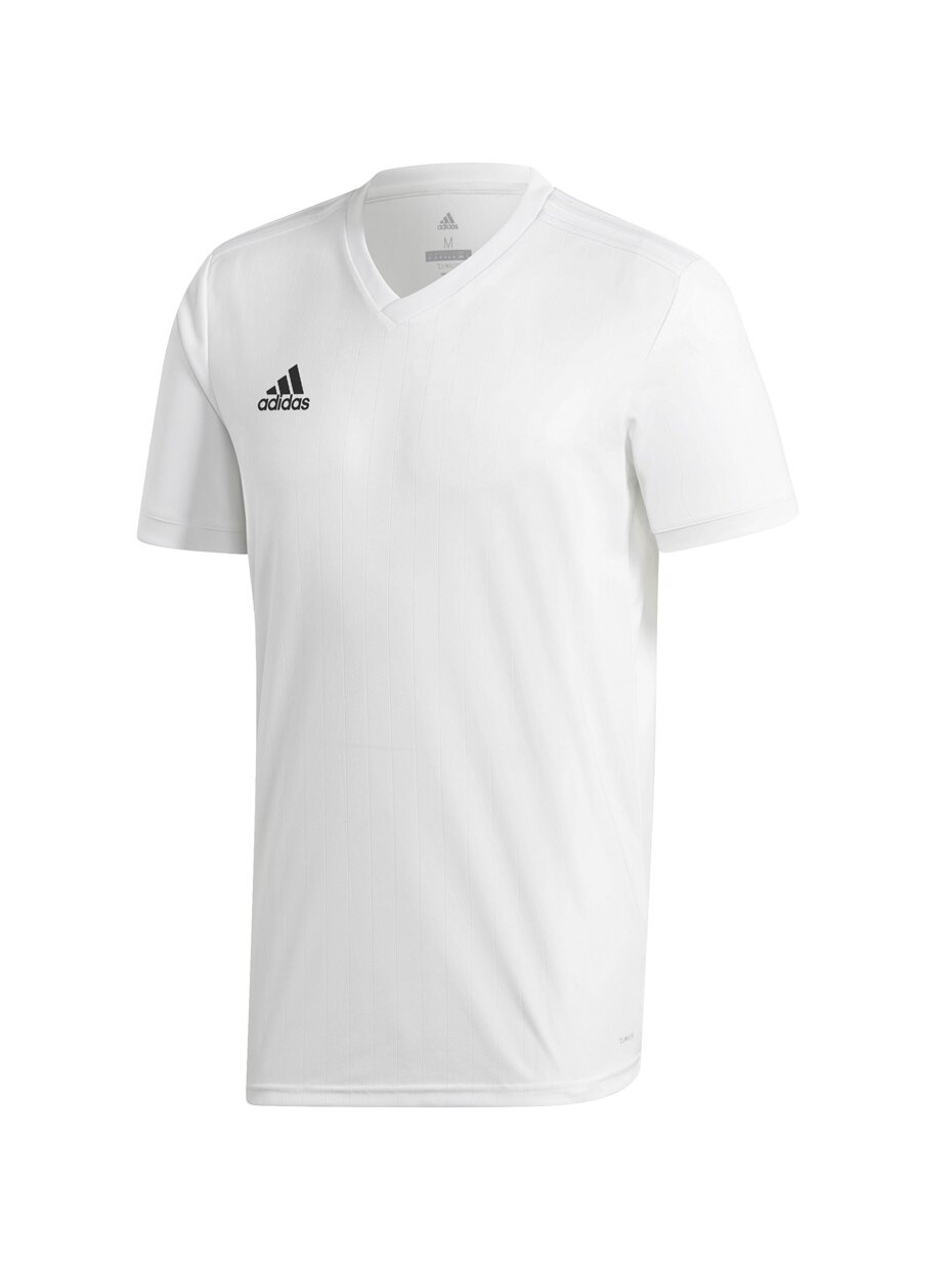 „Adidas“ vaikiški marškinėliai „Table 18 Jersey Junior“ balti CE8938/CE8919 „Adidas“ vaikiški marškinėliai „Table 18 Jersey Junior“ balti CE8938/CE8919