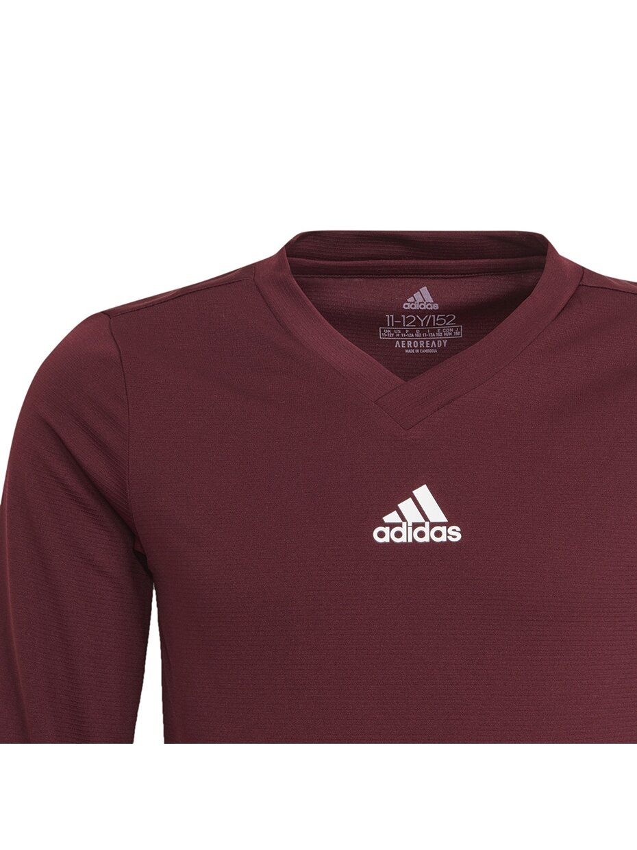 Adidas Team Base vaikiški marškinėliai, bordo GN7510 3 Adidas Team Base vaikiški marškinėliai, bordo GN7510 3