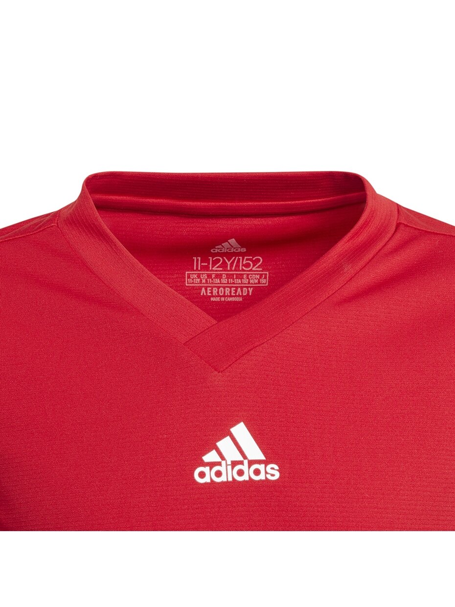 Adidas Team Base Tee vaikiški marškinėliai, raudoni GN5711 4