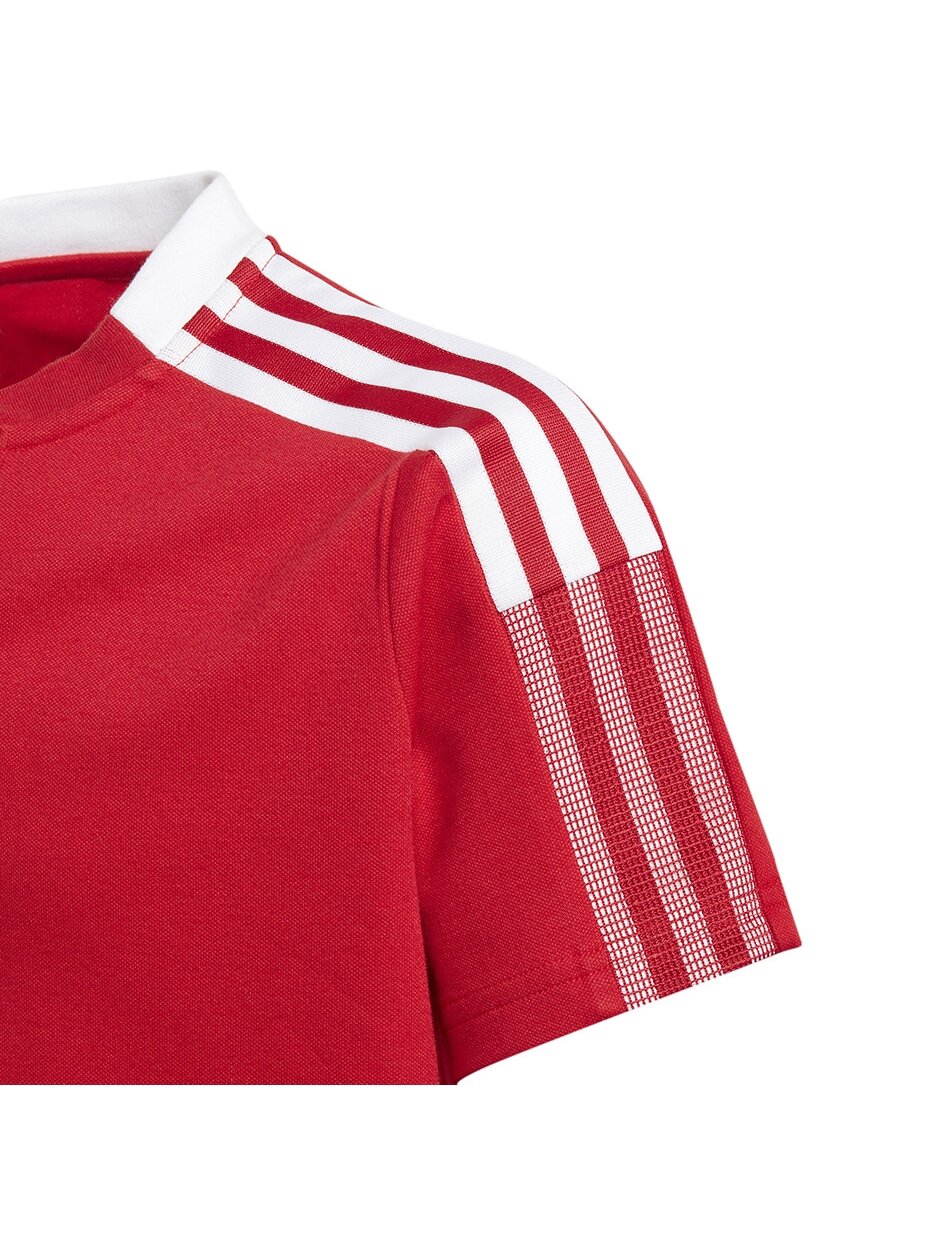 Adidas Tiro 21 Polo vaikiški marškinėliai raudoni GM7346 2