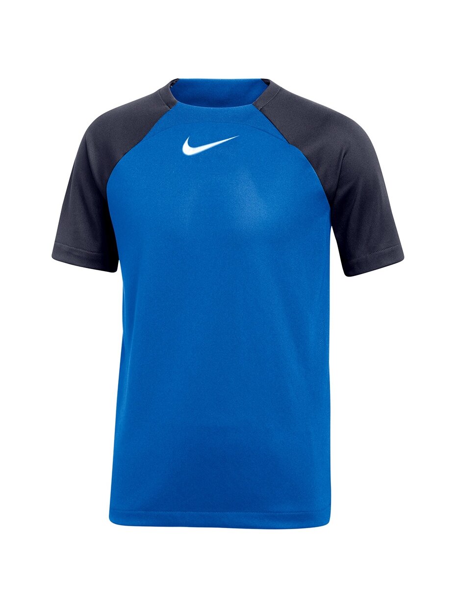 Nike DF Academy Pro SS Top K vaikiški marškinėliai, mėlyni DH9277 463 Nike DF Academy Pro SS Top K vaikiški marškinėliai, mėlyni DH9277 463