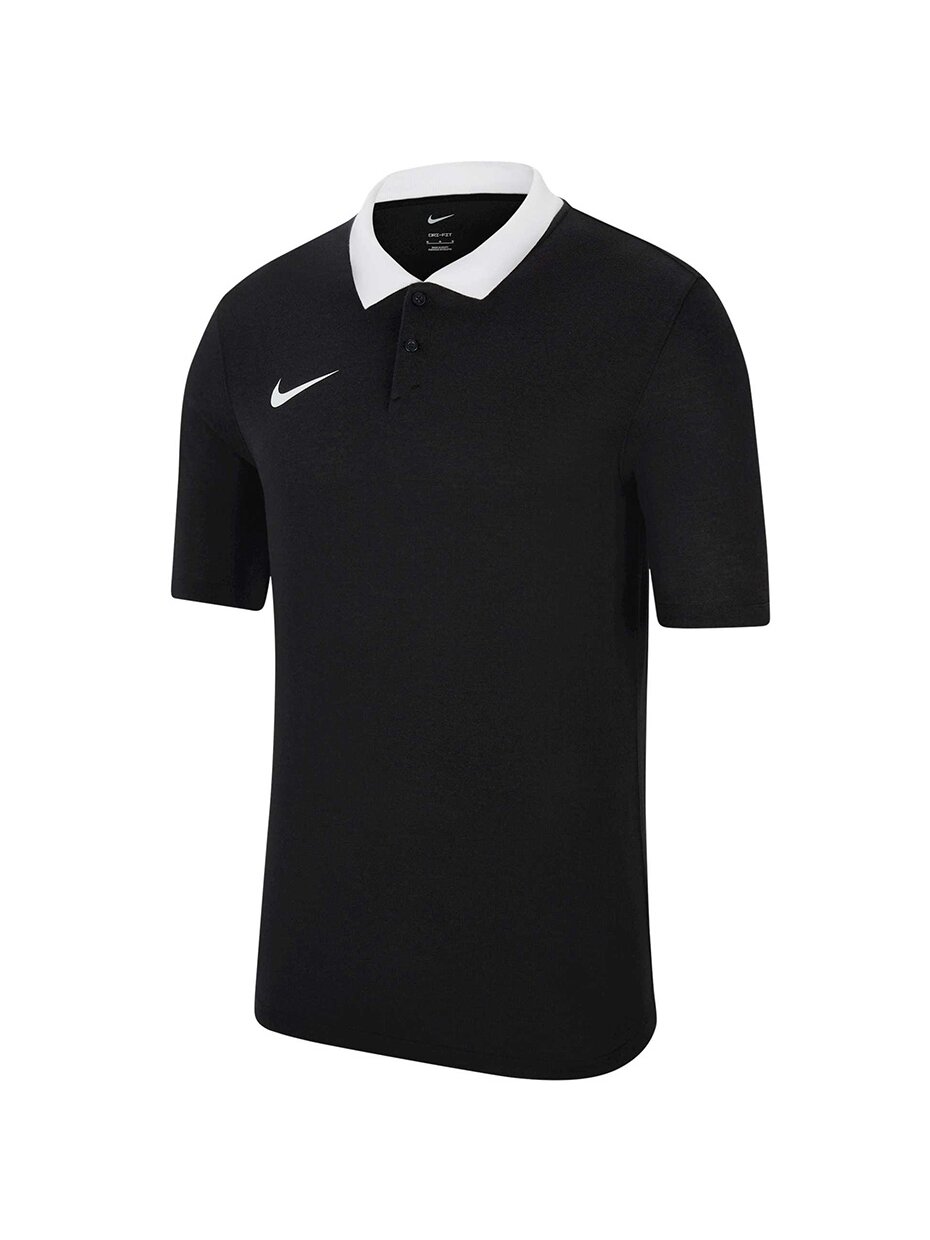 Nike DF Park 20 Polo SS vaikiški marškinėliai, juodi CW6935 010 Nike DF Park 20 Polo SS vaikiški marškinėliai, juodi CW6935 010