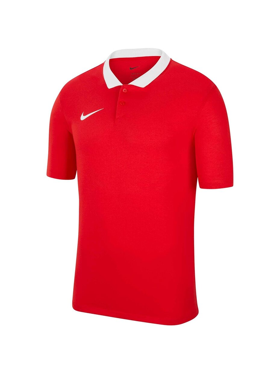Nike DF Park 20 Polo SS vaikiški marškinėliai raudoni CW6935 657 Nike DF Park 20 Polo SS vaikiški marškinėliai raudoni CW6935 657