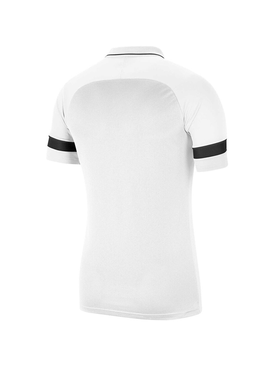 Nike Dri-FIT Academy 21 Polo SS vaikiški marškinėliai balti CW6106 100 1