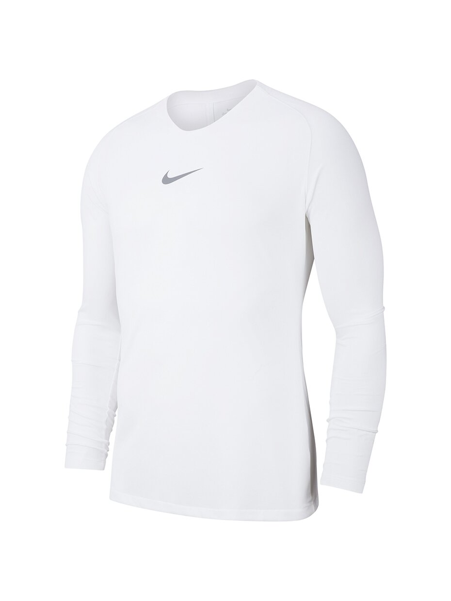 Nike Dry Park First Layer JSY LS Junior vaikiški marškinėliai balti AV2611 100 Nike Dry Park First Layer JSY LS Junior vaikiški marškinėliai balti AV2611 100