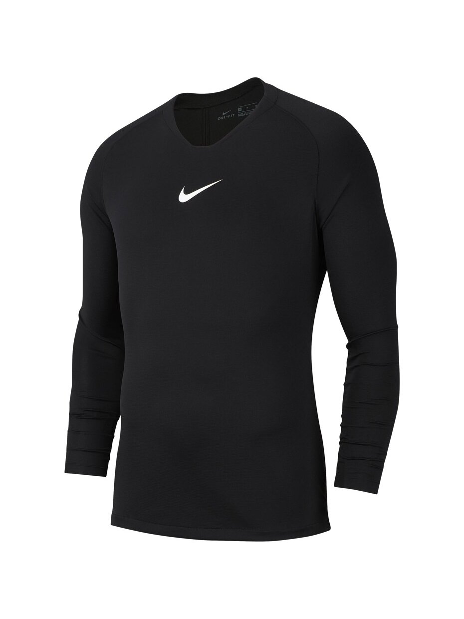 Nike Dry Park First Layer JSY LS Junior vaikiški marškinėliai juodi AV2611 010 Nike Dry Park First Layer JSY LS Junior vaikiški marškinėliai juodi AV2611 010
