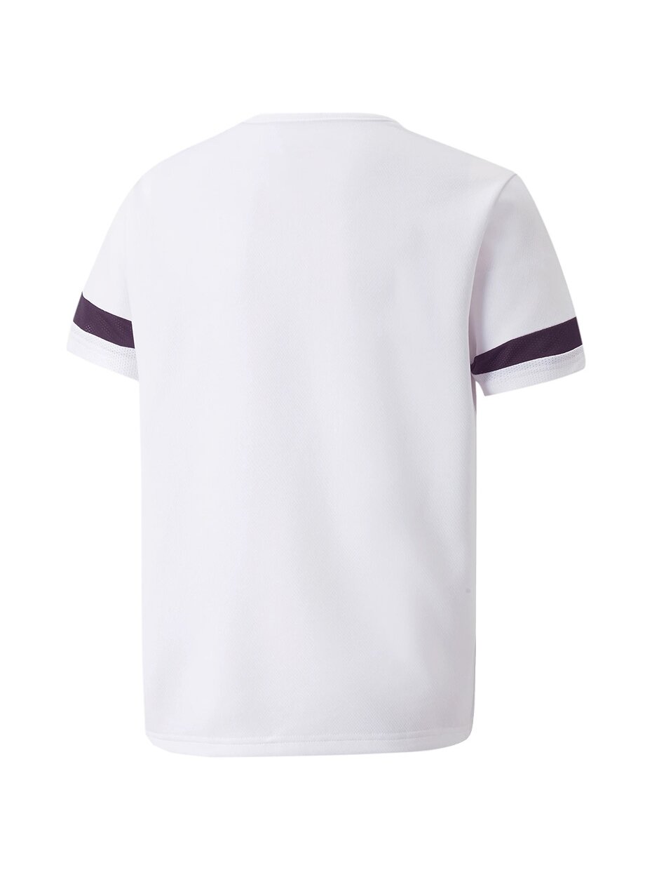 Puma teamRISE Jersey Jr vaikiški marškinėliai balti 704938 04 1 Puma teamRISE Jersey Jr vaikiški marškinėliai balti 704938 04 1
