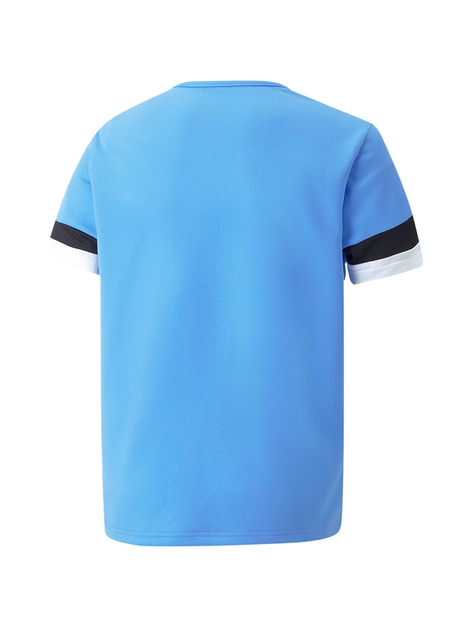 Puma teamRISE Jersey Jr vaikiški marškinėliai, mėlyni 704938 18 1 Puma teamRISE Jersey Jr vaikiški marškinėliai, mėlyni 704938 18 1