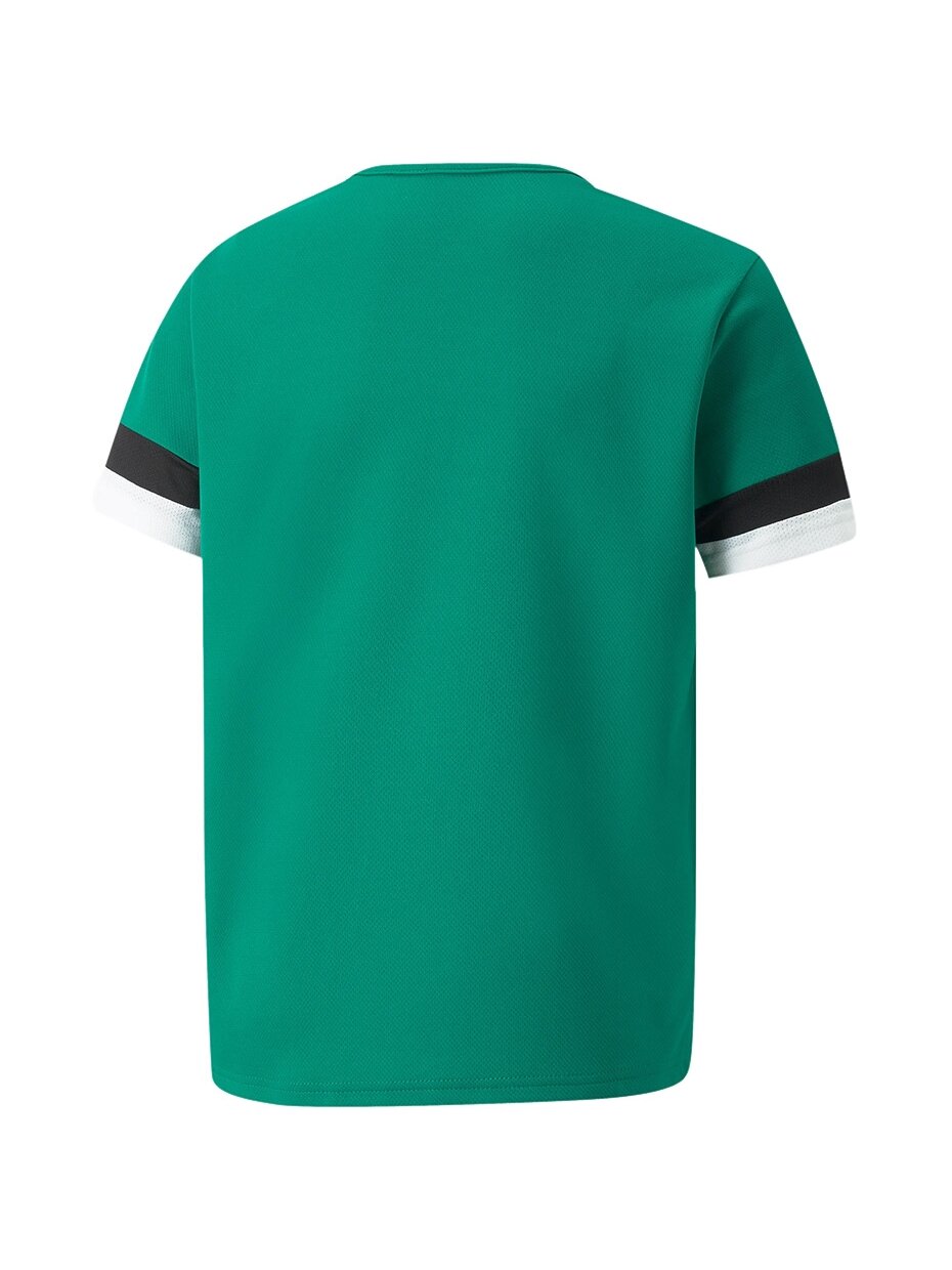 Puma teamRISE Jersey Jr vaikiški marškinėliai žali 704938 05 1 Puma teamRISE Jersey Jr vaikiški marškinėliai žali 704938 05 1