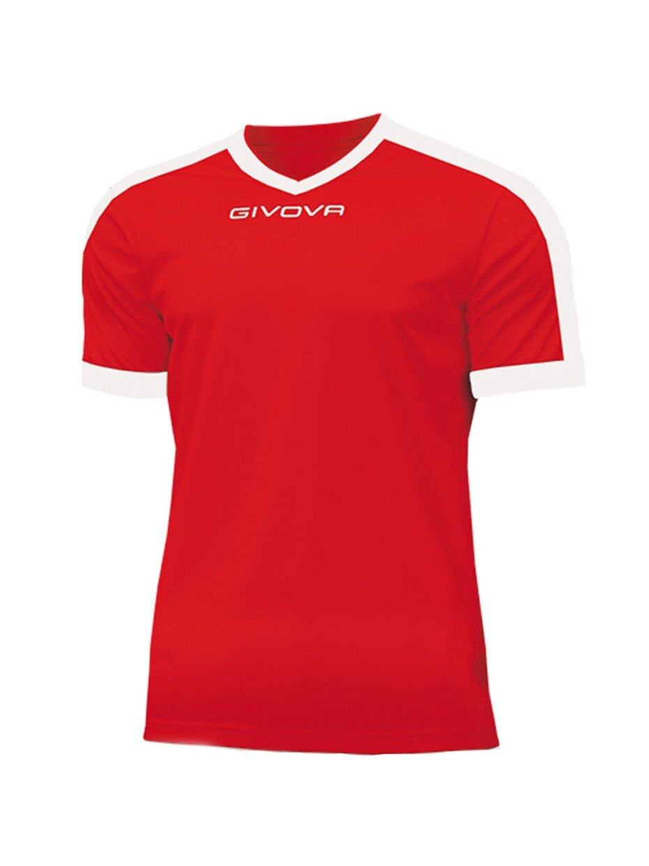 Givova Revolution Interlock marškinėliai raudoni ir balti MAC04 1203 1
