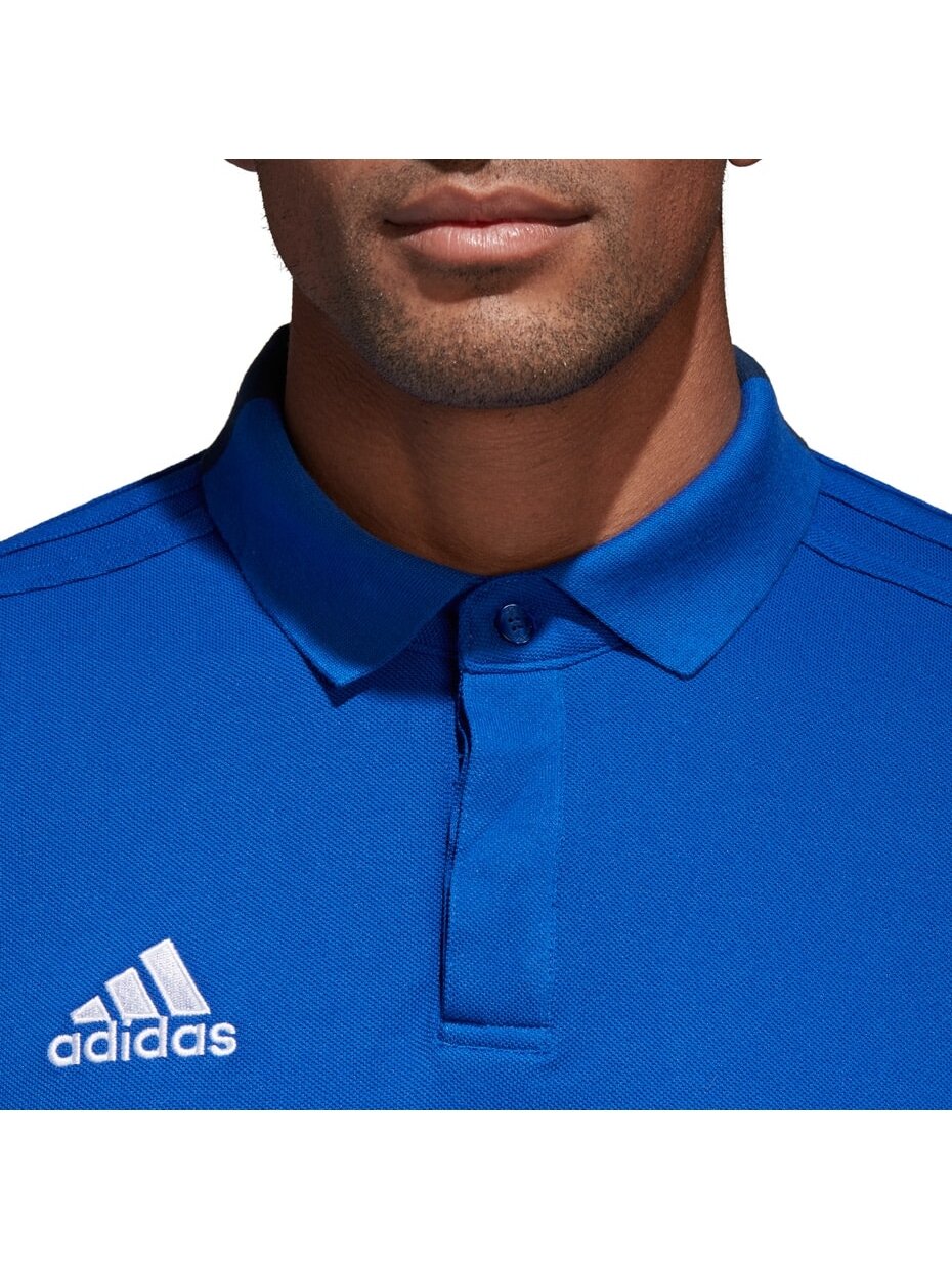 Adidas vyriška polo marškinėliai Condivo 18 Cotton mėlyni CF4375 3 Adidas vyriška polo marškinėliai Condivo 18 Cotton mėlyni CF4375 3