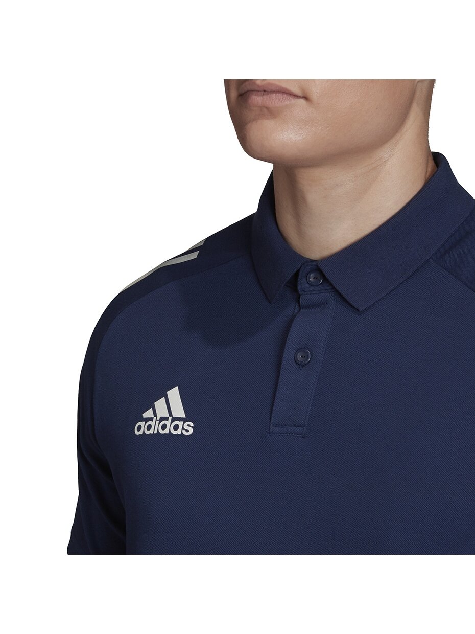 Adidas Condivo 20 Polo vyriški marškinėliai, tamsiai mėlynos ir baltos spalvos ED9245 2
