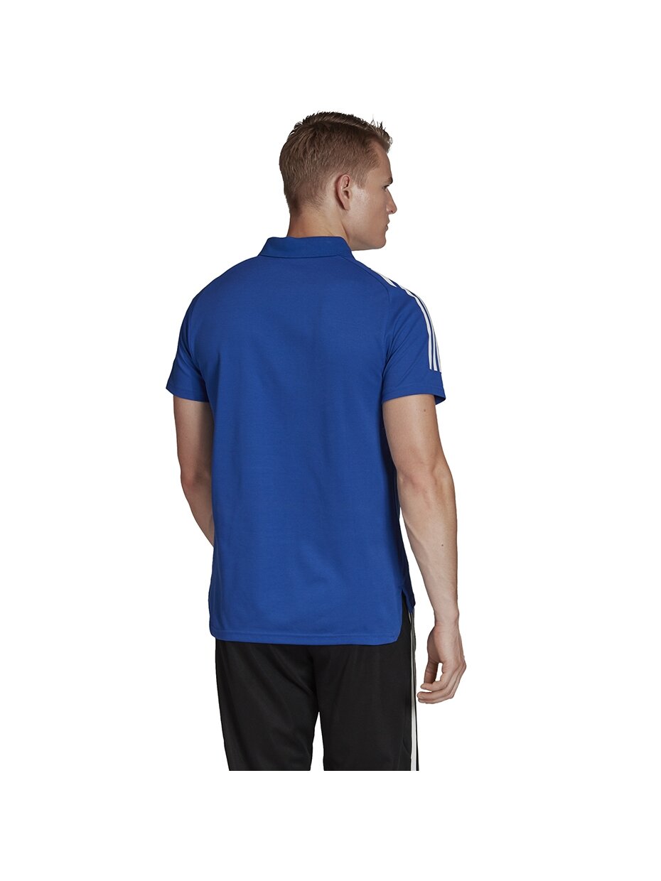 Adidas Condivo 20 Polo vyriški marškinėliai mėlynos ir baltos spalvos ED9237 3 Adidas Condivo 20 Polo vyriški marškinėliai mėlynos ir baltos spalvos ED9237 3