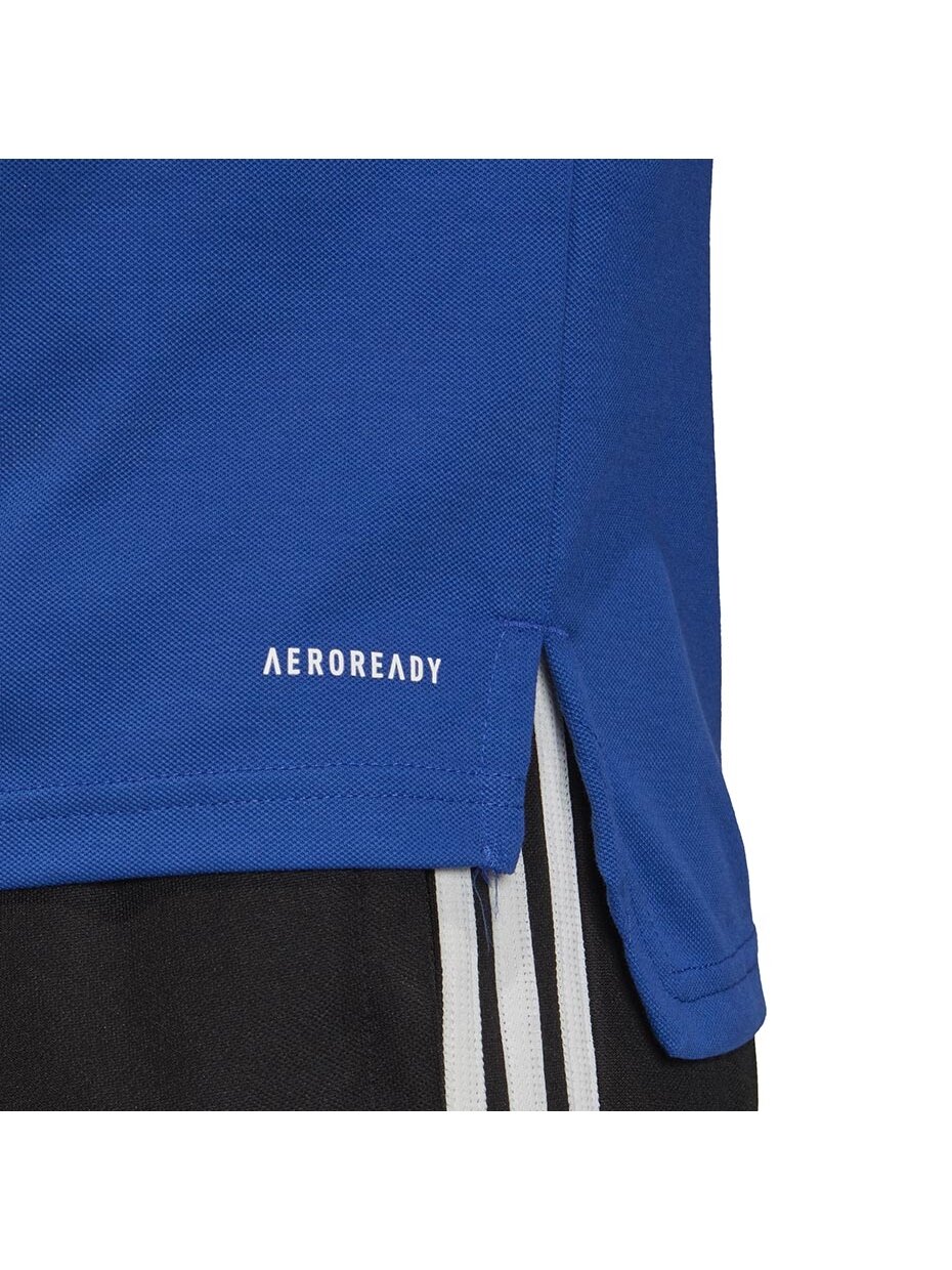 Adidas Condivo 20 Polo vyriški marškinėliai mėlynos ir baltos spalvos ED9237 8