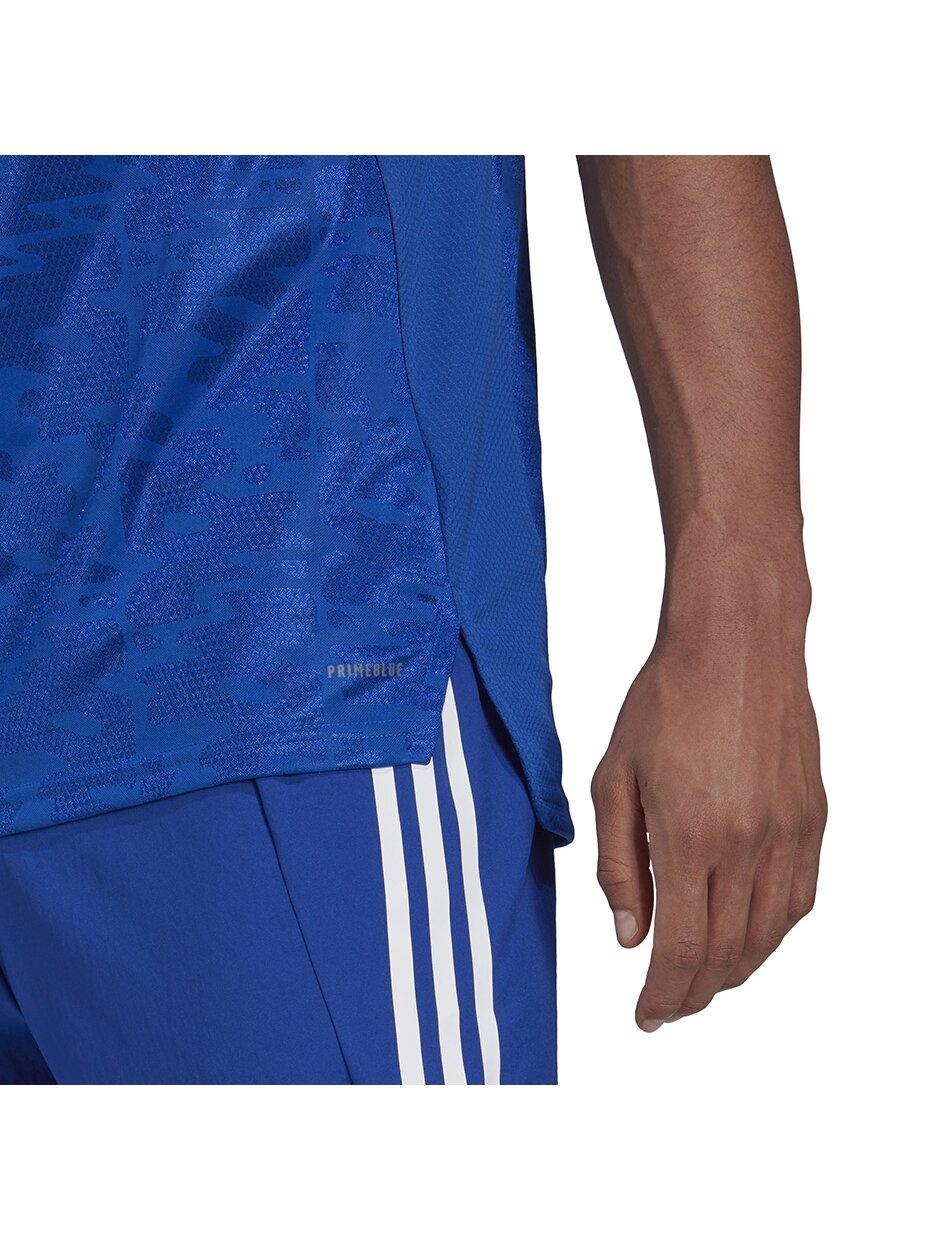 Adidas Condivo 21 Primeblue Jersey vyriški marškinėliai, mėlyni GF3357 6 Adidas Condivo 21 Primeblue Jersey vyriški marškinėliai, mėlyni GF3357 6