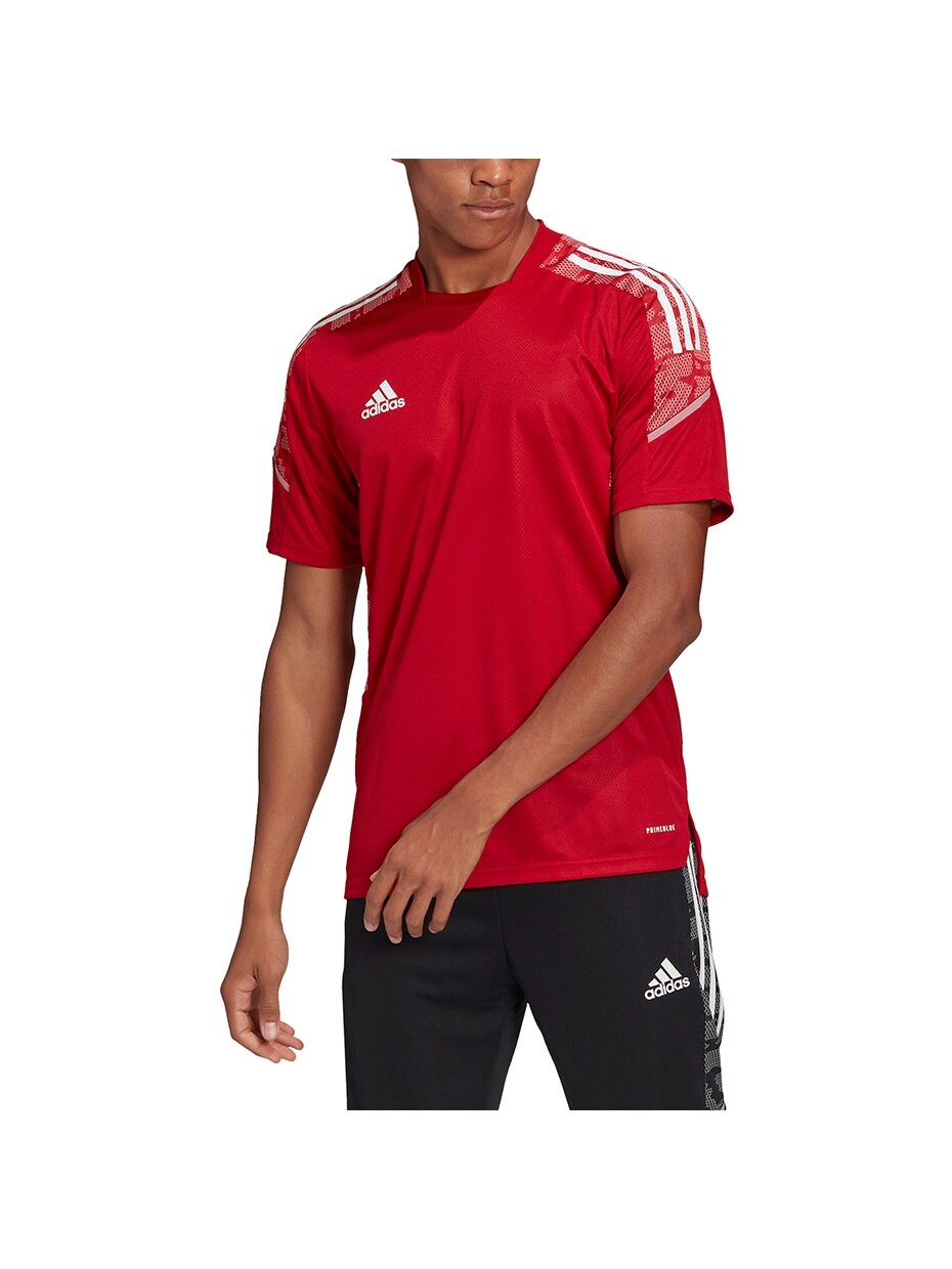 Vyriški marškinėliai Adidas Condivo 21 Training Jersey Primeblue raudona GH7166