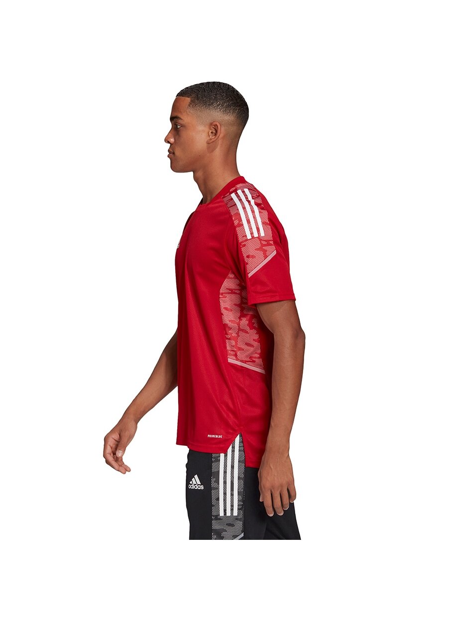 Vyriški marškinėliai Adidas Condivo 21 Training Jersey Primeblue raudona GH7166 2 Vyriški marškinėliai Adidas Condivo 21 Training Jersey Primeblue raudona GH7166 2