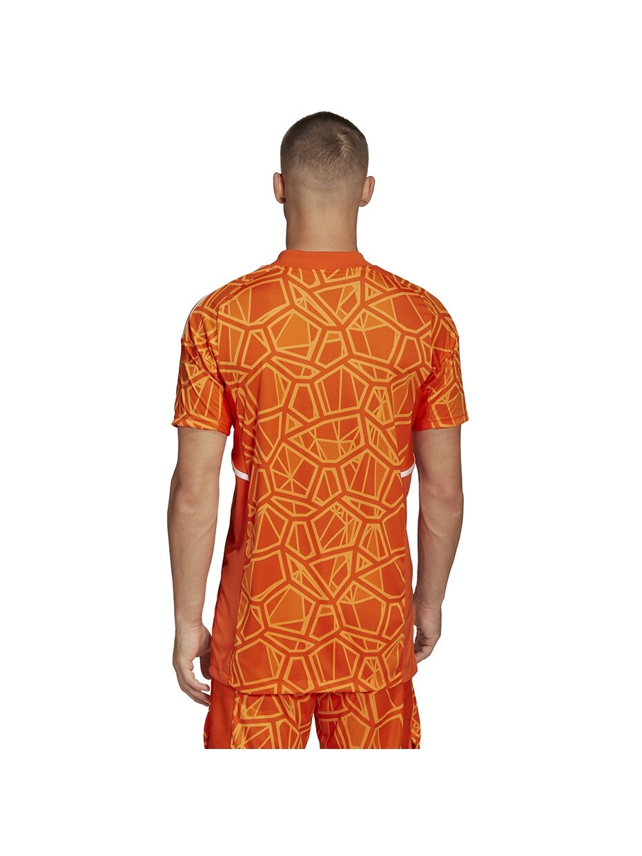 „Adidas Condivo 22“ vartininko marškinėliai trumpomis rankovėmis, oranžiniai marškinėliai HB1621 2 „Adidas Condivo 22“ vartininko marškinėliai trumpomis rankovėmis, oranžiniai marškinėliai HB1621 2